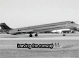 Leaving the runway